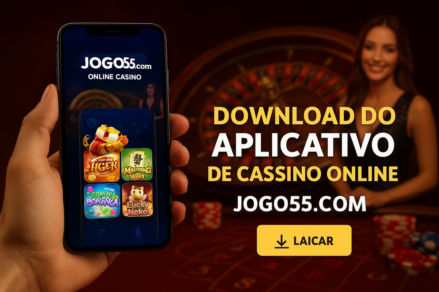 Baixar o JOGO55.COM Cassino App