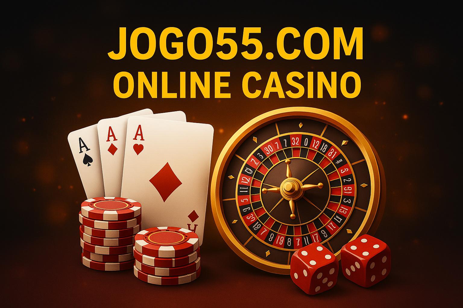 Jogos de cassino online inovadores e emocionantes na JOGO55.COM